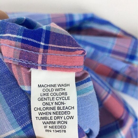 Vineyard Vines Long sleeve  Mens Medium Multi colored   100% cotton - Picture 6 of 6